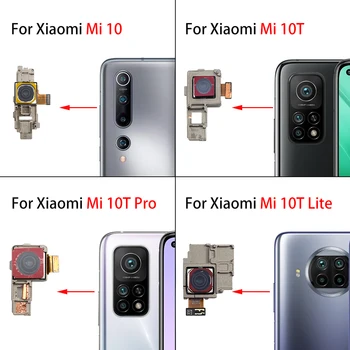 10 шт. Модуль передней камеры заднего Вида Гибкий Кабель Для Xiaomi Mi 12 11 10T 10 9 Lite Pro Замена Фронтальной Маленькой камеры для Селфи Сзади