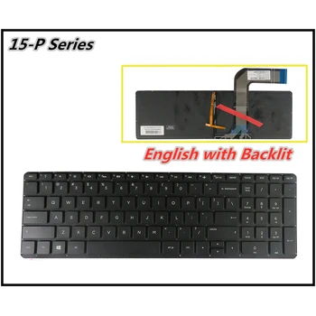 Замена клавиатуры с английской Раскладкой Для ноутбука hp 15-p Series 15-P032AX P074TX P075 P076 P295 P282 P029