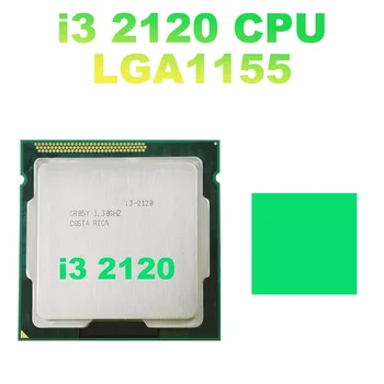 Для Core I3 2120 CPU Процессор LGA1155 + Термопаста 3 МБ 65 Вт Двухъядерный Настольный процессор для материнской платы B75 USB Mining