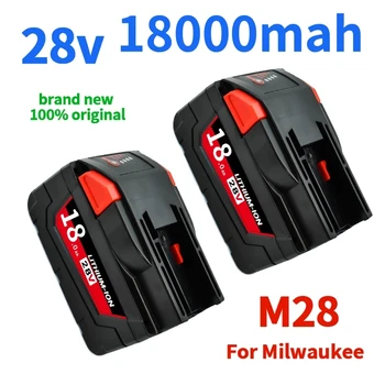 28V 6,0 Ah-18,0 Ah M28 Für Milwaukee batterie Li-Ion Ersatz Batterie Für Milwaukee 28V m28 48-11-2830 0730-20 Werkzeug