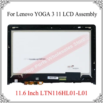 Оригинальный Черный LTN116HL01-L01 ЖК-дисплей В Сборе Для Lenovo YOGA 3 11 80J8 11,6 