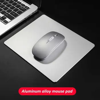 Коврик для мыши, Тонкий Элегантный коврик для компьютерных игр из противоскользящего алюминиевого сплава, используется с обеих сторон, усовершенствованный коврик для мыши