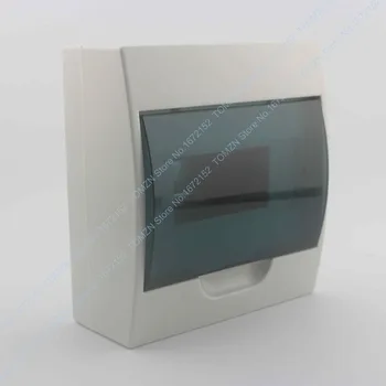 пластиковый распределительный ящик с 5-8 способами подключения для автоматического выключателя внутри помещения на стене