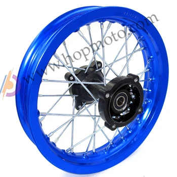 12 мм или 15 мм Задний 1,85-12 дюймов 6000 Обод заднего колеса из алюминиевого Сплава PIT PRO Trail Dirt Bike Redpit запчасти для велосипеда Синего цвета