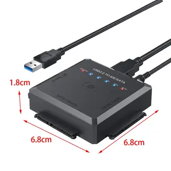 5 Гбит/с USB3.0 к адаптеру IDE/SATA EU Plug Адаптер Быстрого подключения Для передачи данных 2,5 