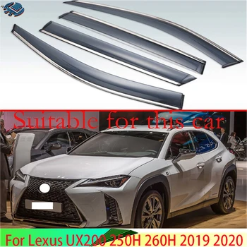 Для Lexus UX200 250H 260H 2019 2020 Пластиковый Внешний козырек Вентиляционные шторы Защита от Солнца и дождя Дефлектор 4 шт.